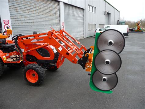 hedge cutter and vacuum mini digger|mini tractor with hedge trimmer.